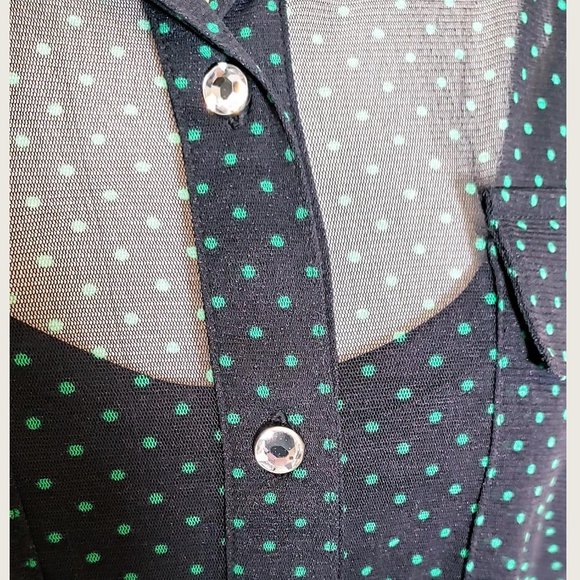 INC International Concepts Blouse with Built-In Tank NWOT - Picture 2 of 8